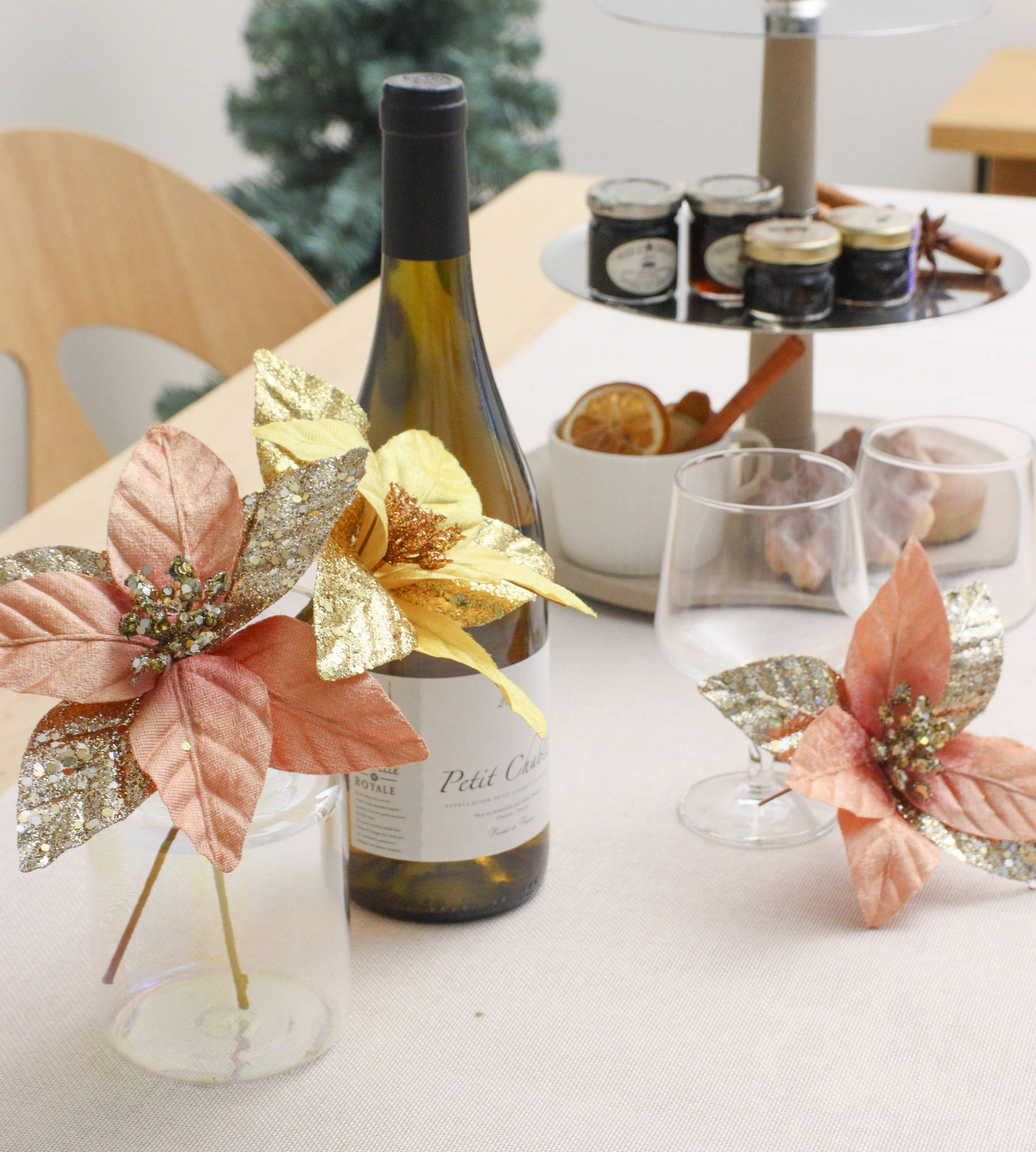 クリスマス ポインセチア 卓上｜横浜ディスプレイミュージアム