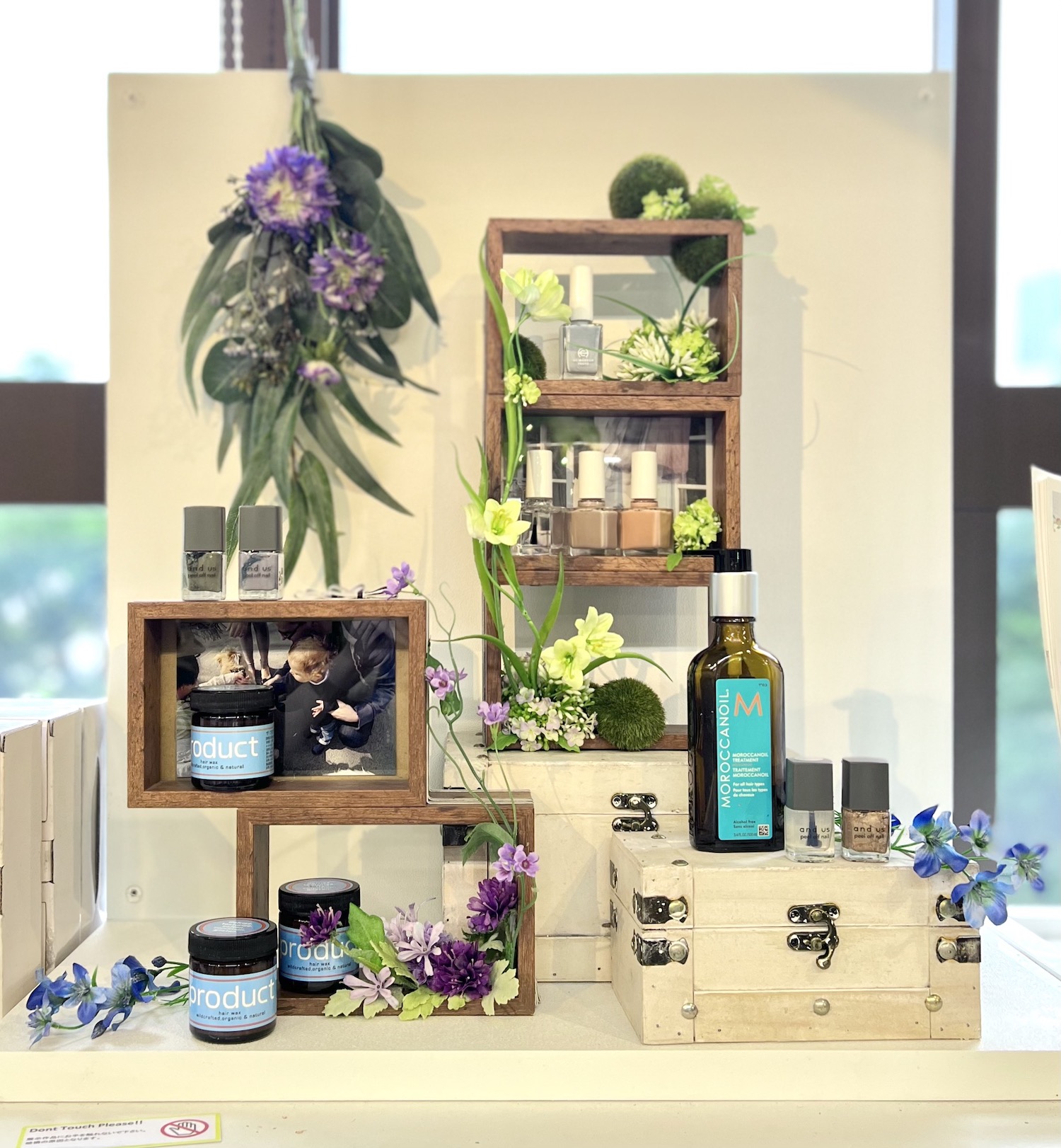 造花小道具 リーフ フェイクグリーン パンパス ホワイト 約118cm 観葉植物