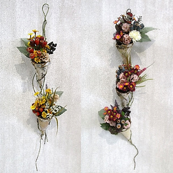 【F-569】造花/アーティフィシャルフラワー☆大量☆アレンジやインテリアに☆ ピンクローズのテーブルフラワー。造花・アーティフィシャルで作るフラワーアレンジメント。DIY How To Make a Centerpiece