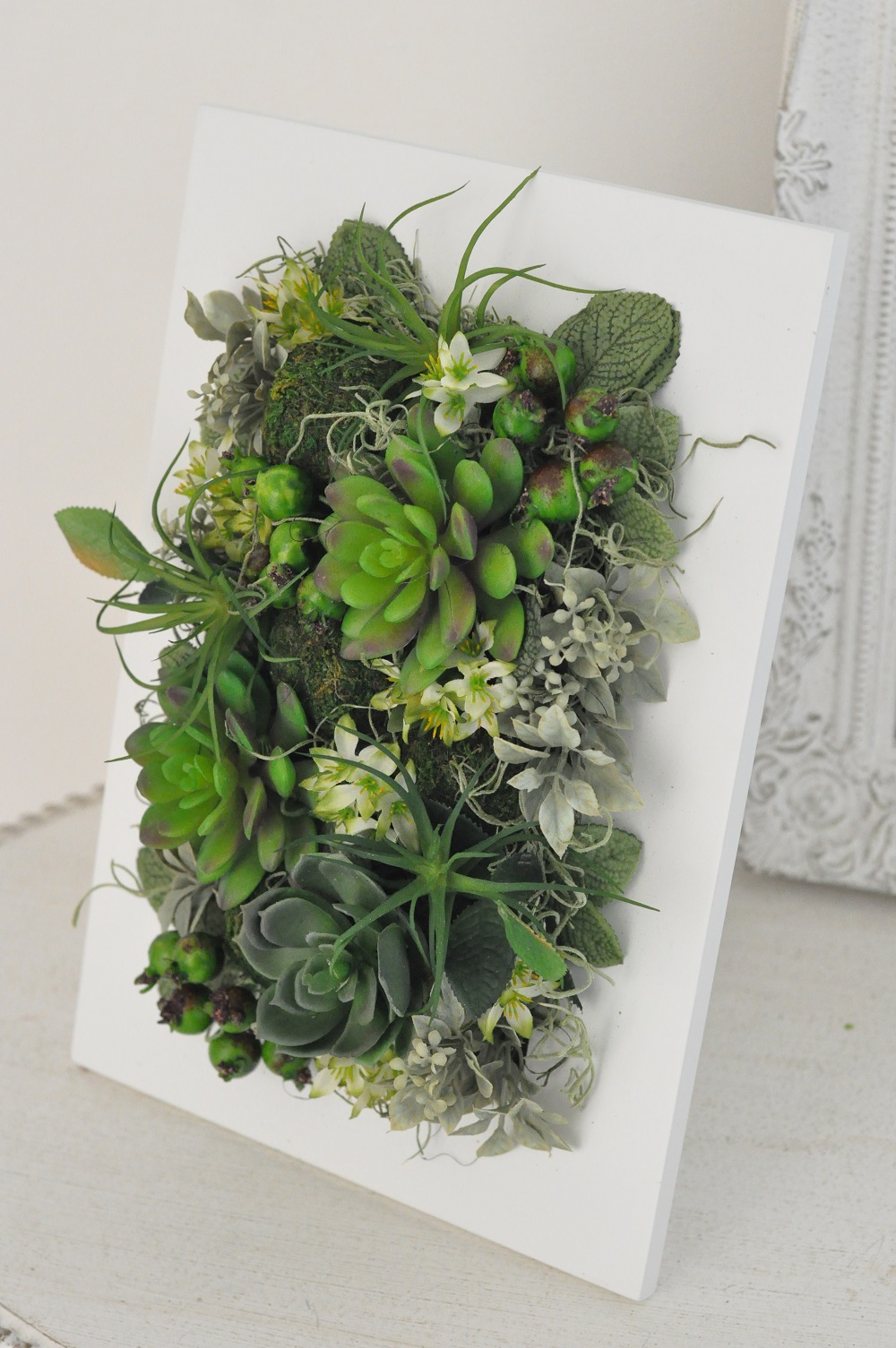 ガーデンアレンジ☆ ビンテージ壁アレンジ｜横浜ディスプレイミュージアム