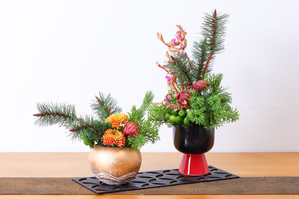 生花とアーティフィシャル共存のアイデア