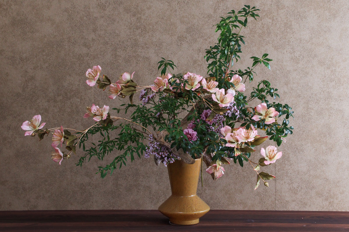 生花とアーティフィシャル共存のアイデア