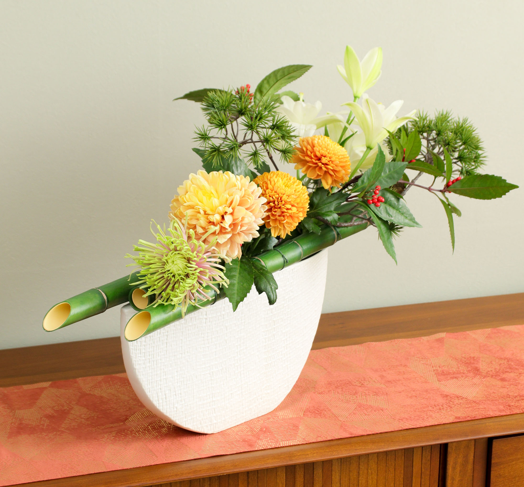 生花とアーティフィシャル共存のアイデア
