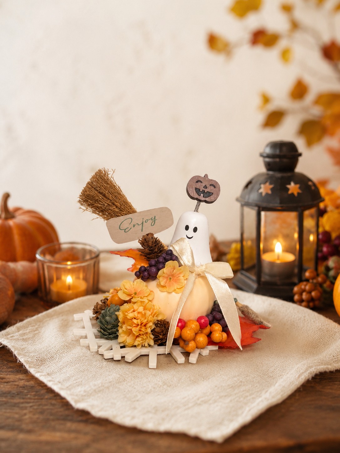 にこにこオバケのハロウィンアレンジ