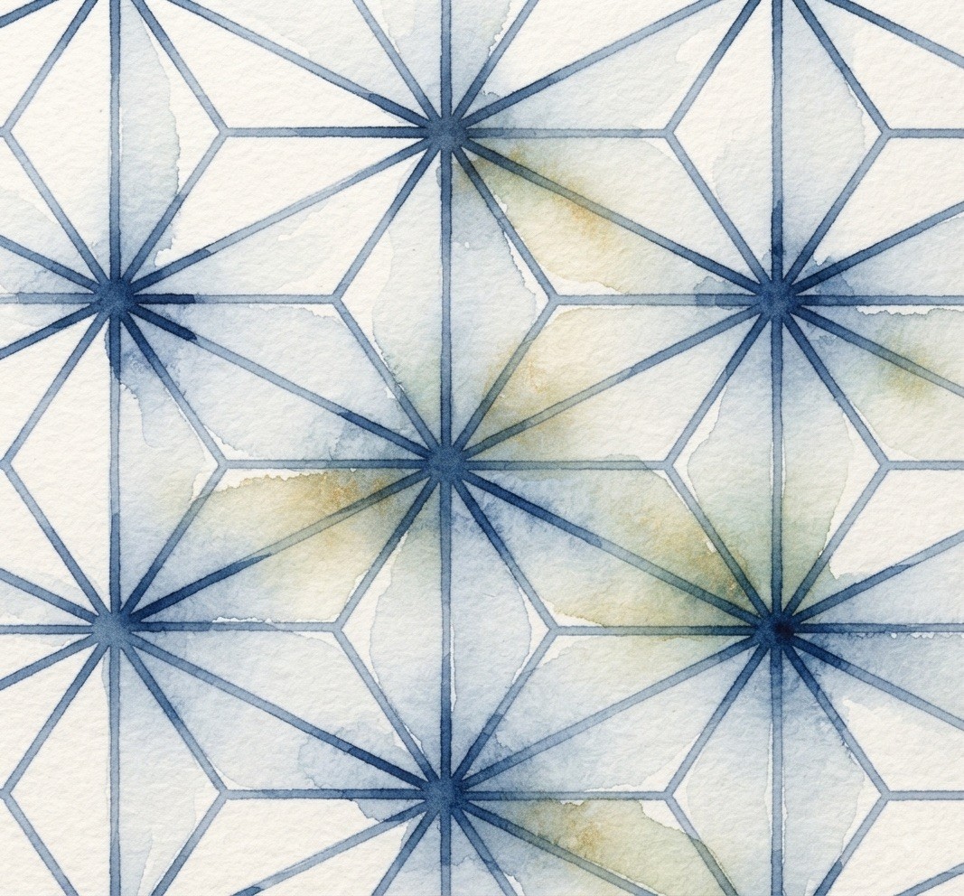 麻の葉文様